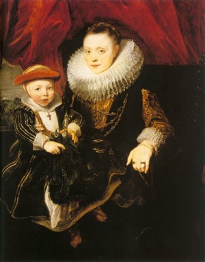  Photograph - Young Woman with a Child   1618 by Dyck, Anthony van