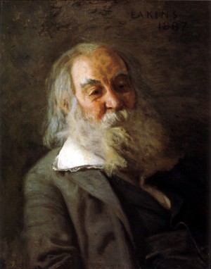 Oil eakins, thomas Painting - Portrait of Walt Whitman  1887-88 by Eakins, Thomas
