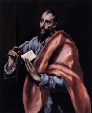  Photograph - Apostle St Paul   1610-14 by El Greco