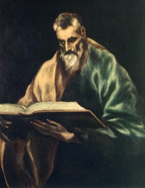  Photograph - Apostle St Simon   1610-14 by El Greco