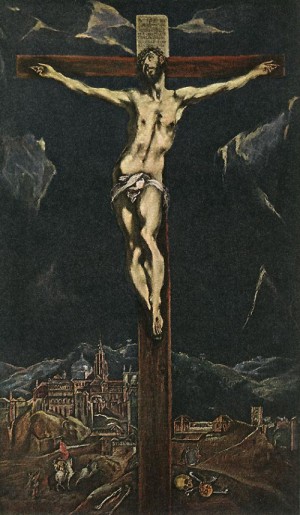  Photograph - Christ in Agony on the Cross   1600s by El Greco