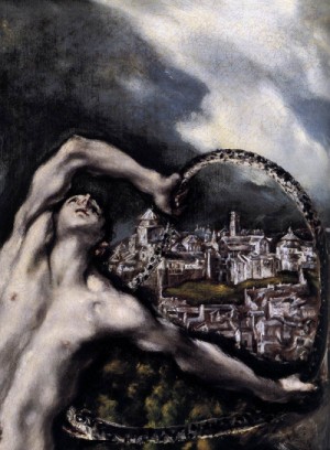 Oil el greco Painting - Laokoon (detail)   1610 by El Greco