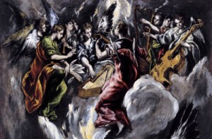 Oil annunciation Painting - The Annunciation 1597-1600 by El Greco