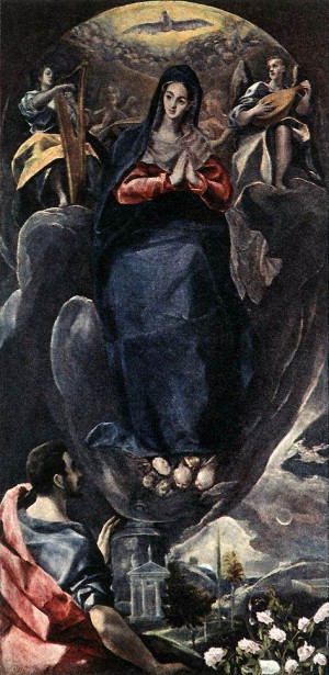  Photograph - The Virgin of the Immaculate Conception and St John by El Greco