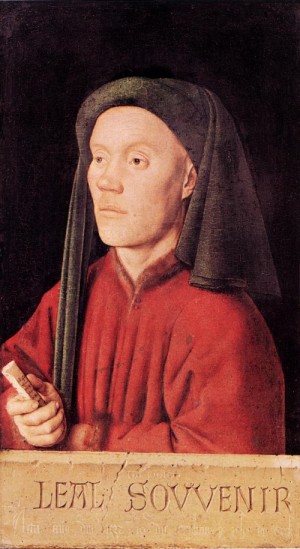 Oil eyck, jan van Painting - Portrait of a Young Man   1432 by Eyck, Jan van