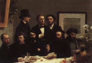 Oil fantin-latour, henri Painting - The Corner of the Table  1872 by Fantin-Latour, Henri