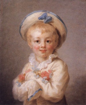  Photograph - A Boy as Pierrot   1776-80 by Fragonard, Jean-Honore