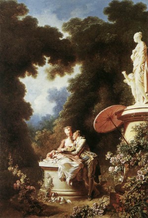Oil fragonard, jean-honore Painting - The Confession of Love   1771 by Fragonard, Jean-Honore
