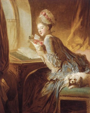 Photograph - The Love Letter   1770s by Fragonard, Jean-Honore