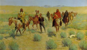 Oil frederic remington Painting - Missing  1899 by Frederic Remington