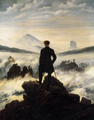  Photograph - The Wanderer above the Mists   1817-18 by Friedrich, Caspar David