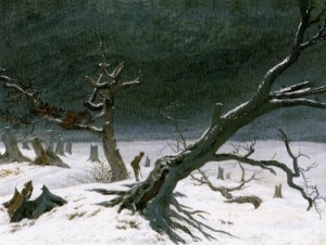 Oil landscape Painting - Winter Landscape  1811 by Friedrich, Caspar David