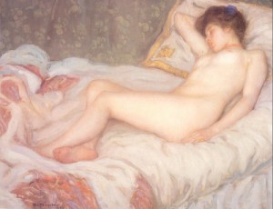  Photograph - Sleep   1903 by Frieseke, Frederick Carl