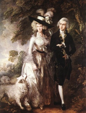Oil gainsborough, thomas Painting - Mr and Mrs William Hallett   1785 by Gainsborough, Thomas