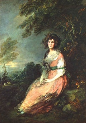 Oil gainsborough, thomas Painting - Mrs. Richard Brinsley Sheridan  1785-86 by Gainsborough, Thomas