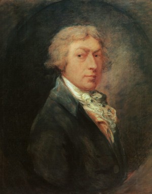 Oil portrait Painting - Self-Portrait   1787 by Gainsborough, Thomas