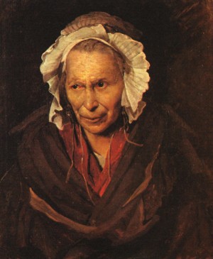 Oil gericault, theodore Painting - Madwoman by Gericault, Theodore