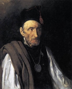 Oil gericault, theodore Painting - Man with Delusions of Military Command 1819-22 by Gericault, Theodore