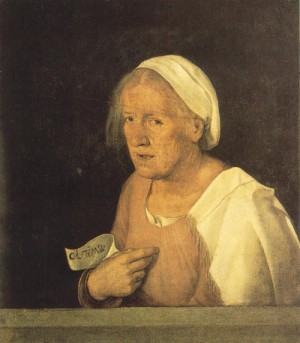 Oil giorgione Painting - Old Woman   c. 1508 by Giorgione