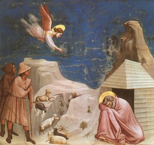 Oil giotto di bondone Painting - Expulsion of Joachim from the Temple, 1305-13 by Giotto di Bondone