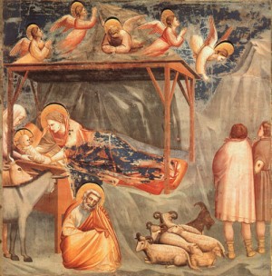 Oil life Painting - Scenes from the Life of Christ.. Nativity by Giotto di Bondone
