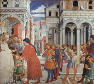 Oil gozzoli, benozzo Painting - The School of Tagaste  1464 by Gozzoli, Benozzo
