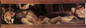 Oil grunewald, matthias Painting - Lamentation of Christ   before 1523 by Grunewald, Matthias