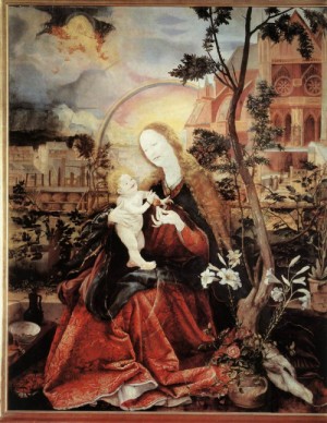  Photograph - Stuppach Madonna   1517-19 by Grunewald, Matthias
