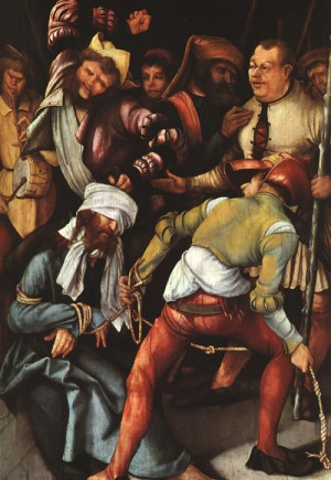 Photograph - The Mocking of Christ   1503 by Grunewald, Matthias