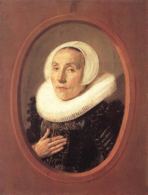 Oil van Painting - Anna van der Aar    1626 by Hals, Frans