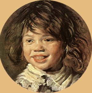 Oil hals, frans Painting - Laughing Child   1620-25 by Hals, Frans