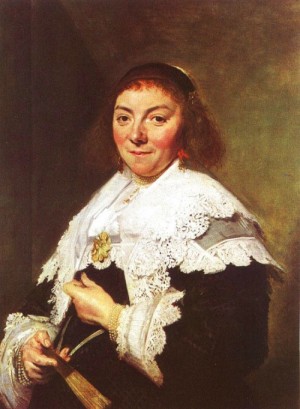 Oil hals, frans Painting - Maria Pietersdochter Olycan by Hals, Frans