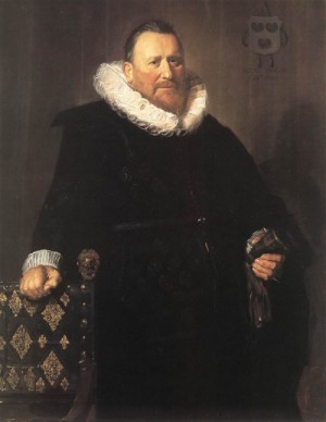 Oil van Painting - Nicolaes Woutersz van der Meer   1631 by Hals, Frans