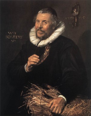 Oil van Painting - Pieter Cornelisz van der Morsch    1616 by Hals, Frans