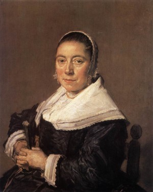 Oil woman Painting - Portrait of a Seated Woman     1648-50 by Hals, Frans