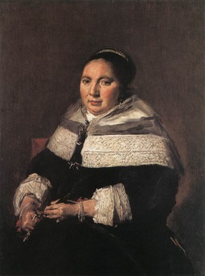 Oil woman Painting - Portrait of a Seated Woman   1660-66 by Hals, Frans