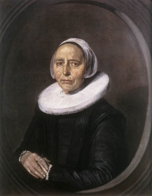 Oil woman Painting - Portrait of a Woman   1640 by Hals, Frans