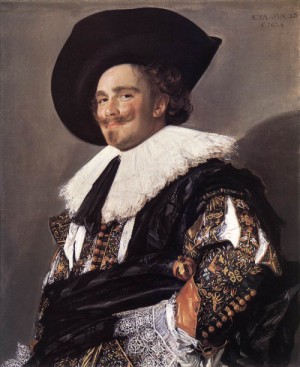 Oil hals, frans Painting - The Laughing Cavalier   1624 by Hals, Frans