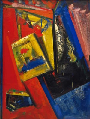 Oil hans hofmann Painting - abstraction 1949 by Hans Hofmann