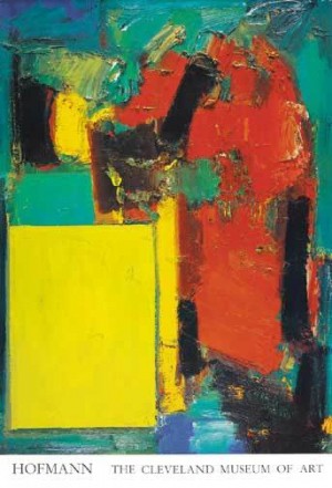 Oil red Painting - Smaragd, Red and Germinating Yellow by Hans Hofmann