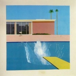 Oil hockney, david Painting - A Bigger Splash  1967 by Hockney, David