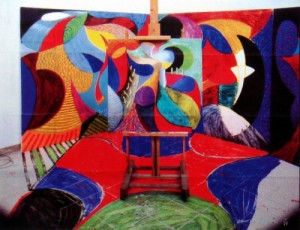  Photograph - Painted Environment I 1993 by Hockney, David