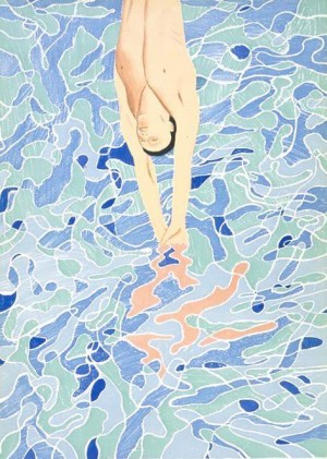 Oil hockney, david Painting - The 1972 Olympic Games by Hockney, David