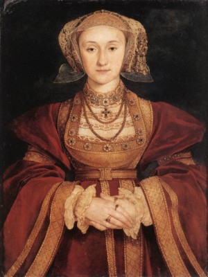 Oil holbein,hans Painting - Portrait of Anne of Cleves    c. 1539 by Holbein,Hans