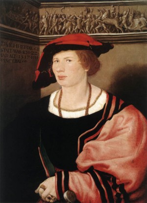 Oil holbein,hans Painting - Portrait of Benedikt von Hertenstein   1517 by Holbein,Hans