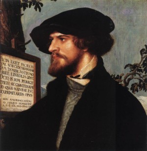 Oil holbein,hans Painting - Portrait of Bonifacius Amerbach    1519 by Holbein,Hans