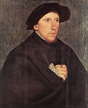 Oil holbein,hans Painting - Portrait of Henry Howard, the Earl of Surrey   1541-43 by Holbein,Hans