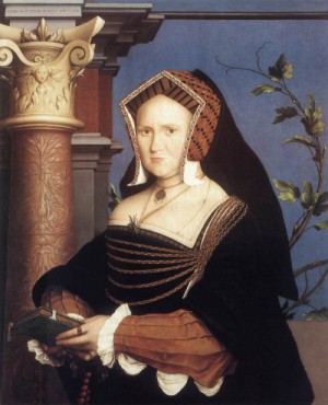 Oil holbein,hans Painting - Portrait of Lady Mary Guildford    1527 by Holbein,Hans