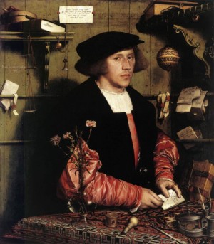 Oil holbein,hans Painting - Portrait of the Merchant Georg Gisze   1532 by Holbein,Hans
