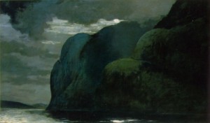 Oil homer, winslow Painting - Cape Trinity, Saguenay River  1904-09 by Homer, Winslow